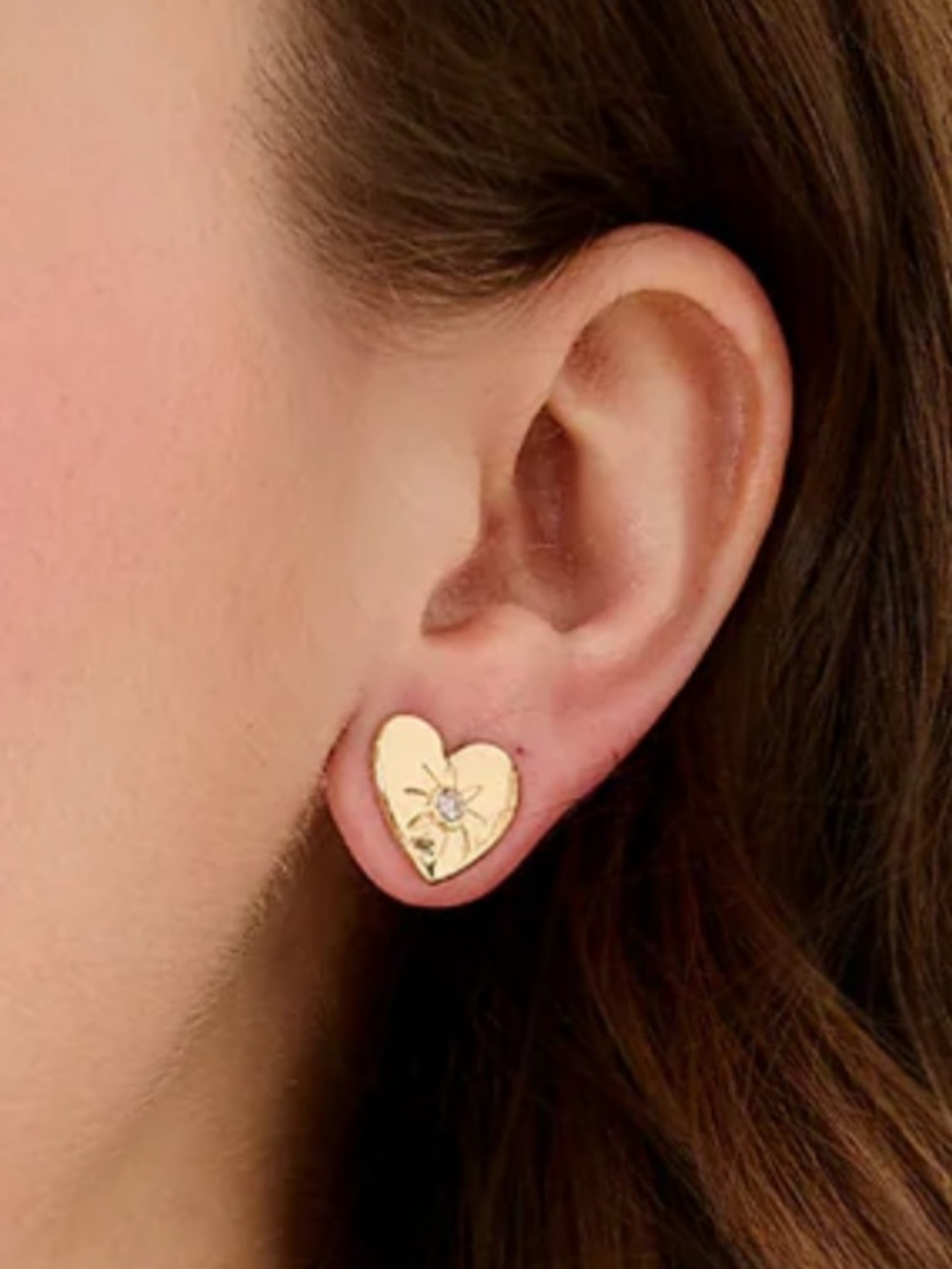 NWT Lilly Pulitzer Gold Spicy Socialite Earring Set of 3 - Picture 6 of 12
